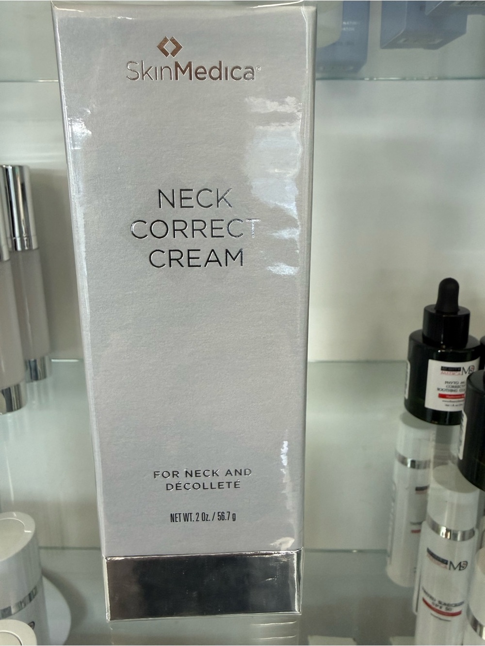 SkinMedica Neck Correct Cream White with Silver Accents